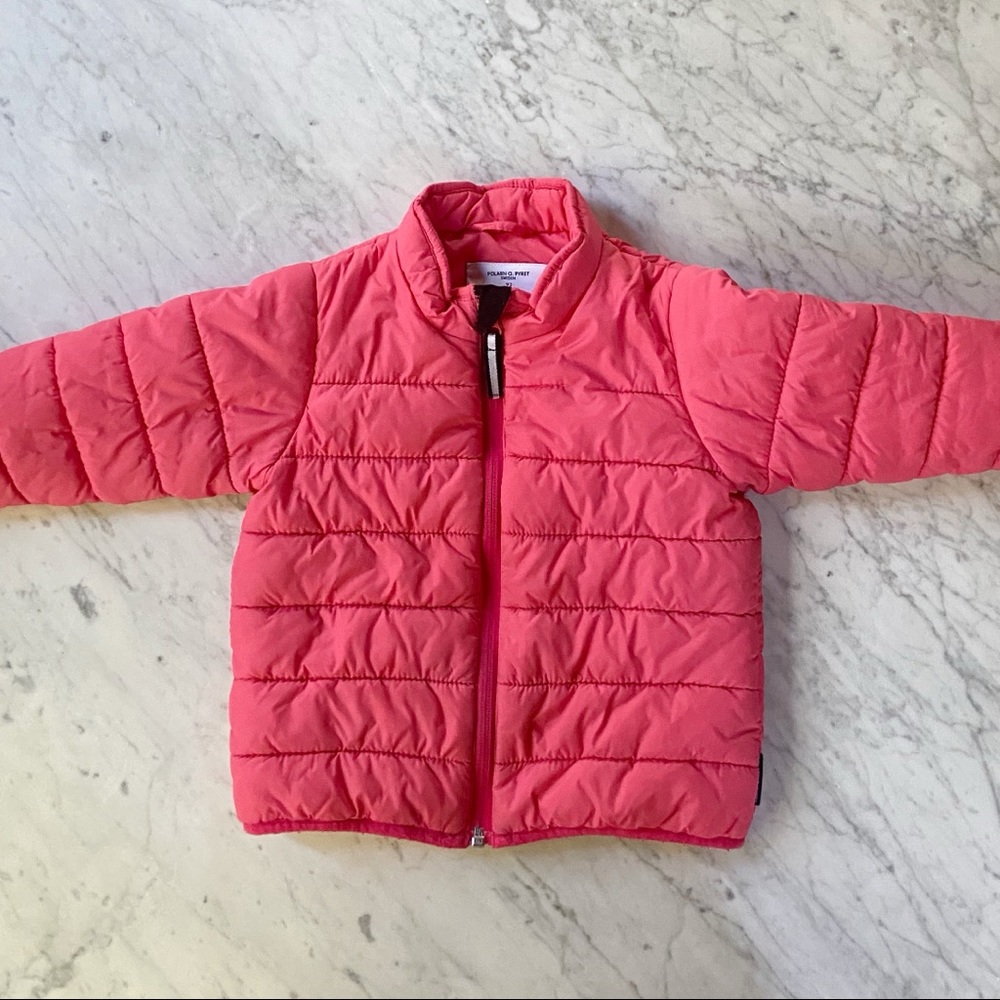 Polarn O. Pyret Pink Puffer Jacket 1-1.5 Years 92
